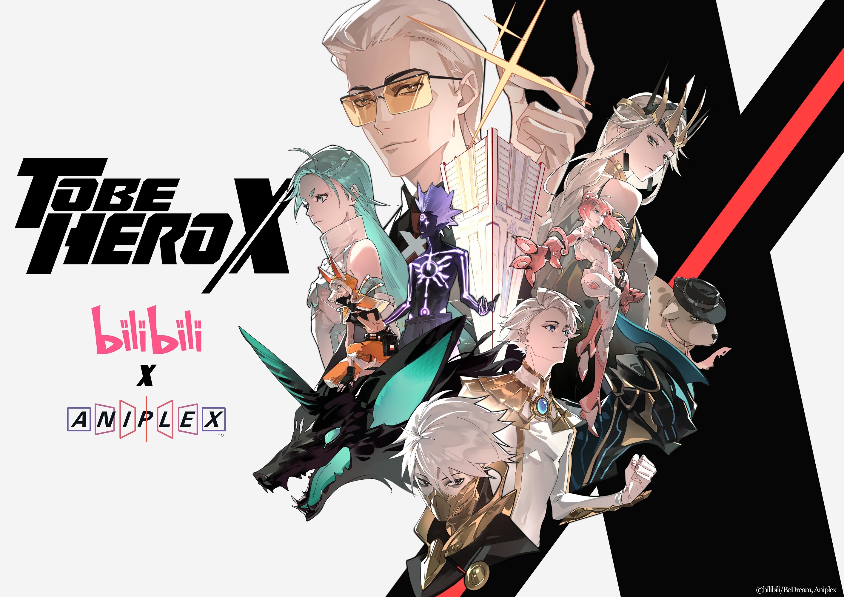 bilibli × Aniplex 原创动画《凸变英雄X / TO BE HERO X》公开先导 PV 及视觉图-二次元COS分享次元吧